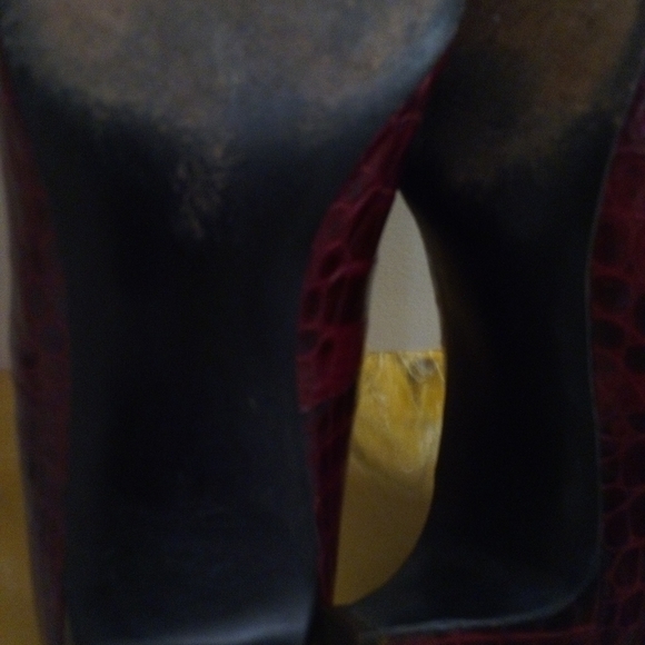 Joseph Red Loafers Slip-Ons Leather Elegance - Picture 10 of 12